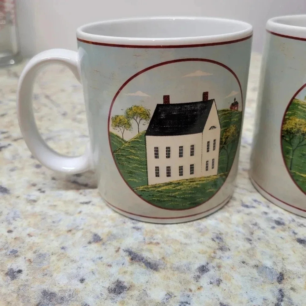 2 Sakura Brandon House Country Life Decorative Coffee Mugs-Warren Kimble - Picture 8 of 11